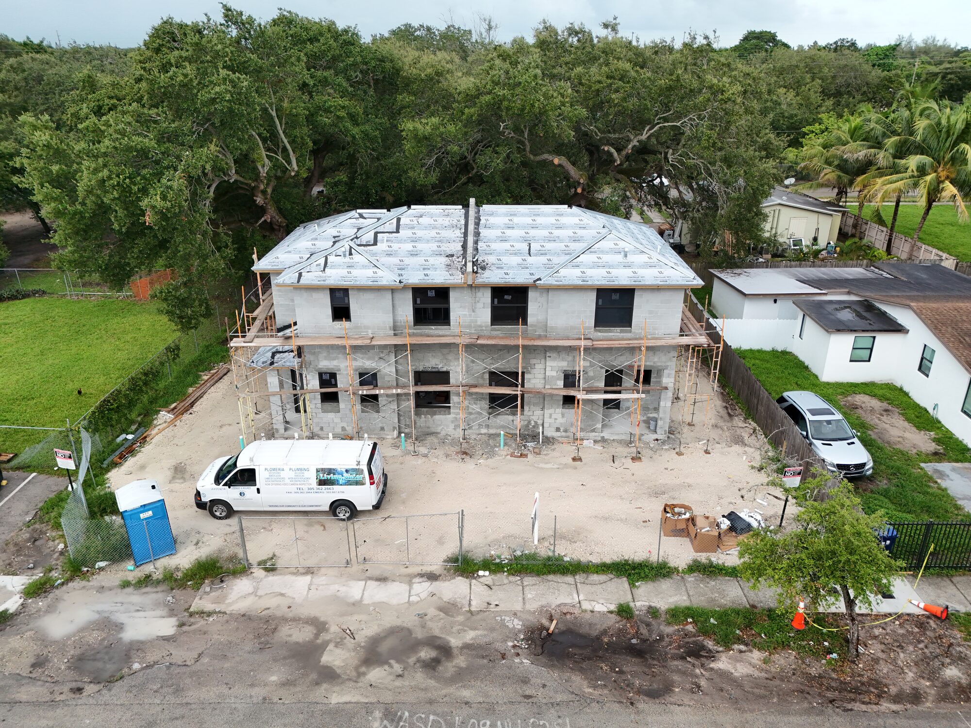 Miami Twin Home aerial cover photo